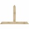Ekena Millwork Portland Rough Sawn Timber Gable Bracket, Douglas Fir, 72"W x 48"H x 2"D x 6"F, 16/12 Pitch GBW072X48X0206POR00RDF - alternate 1